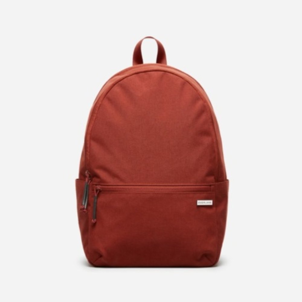 Everlane Street Nylon Zip Backpack Burnt Orange